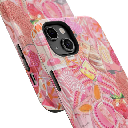 Pink Collage Phone Case