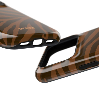Brown Tiger Stripe Phone Case
