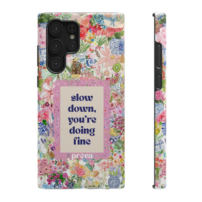 Slow Down Flowers x notsoken Phone Case