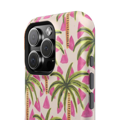 Phone Case — Pink Palm Tree Impact-Resistant Protector