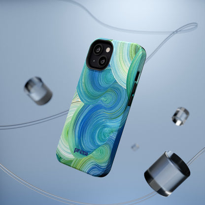 Swirling Ocean Impact-Resistant Phone Case