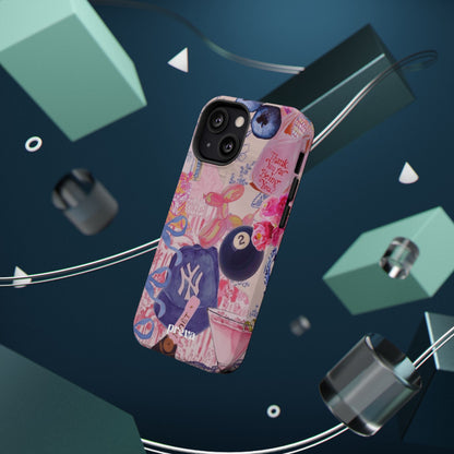 Retro 8 Ball Collage Phone Case
