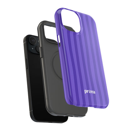 Dark Purple Stripes Phone Case