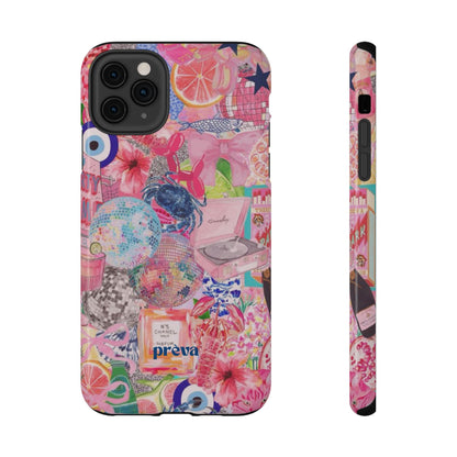 Floral & Pink Collage Phone Case