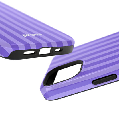 Lavender Stripes Phone Case