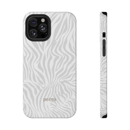 Zebra White Wave Phone Case