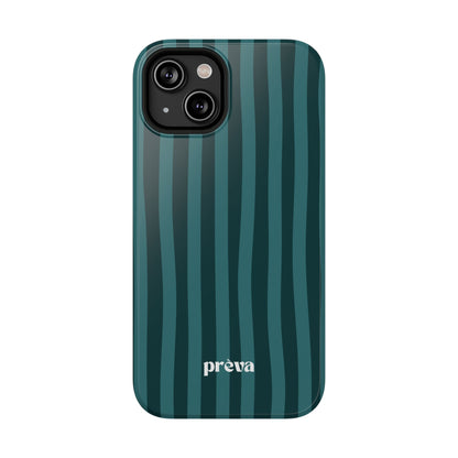 Dark Stripes Turquoise Phone Case