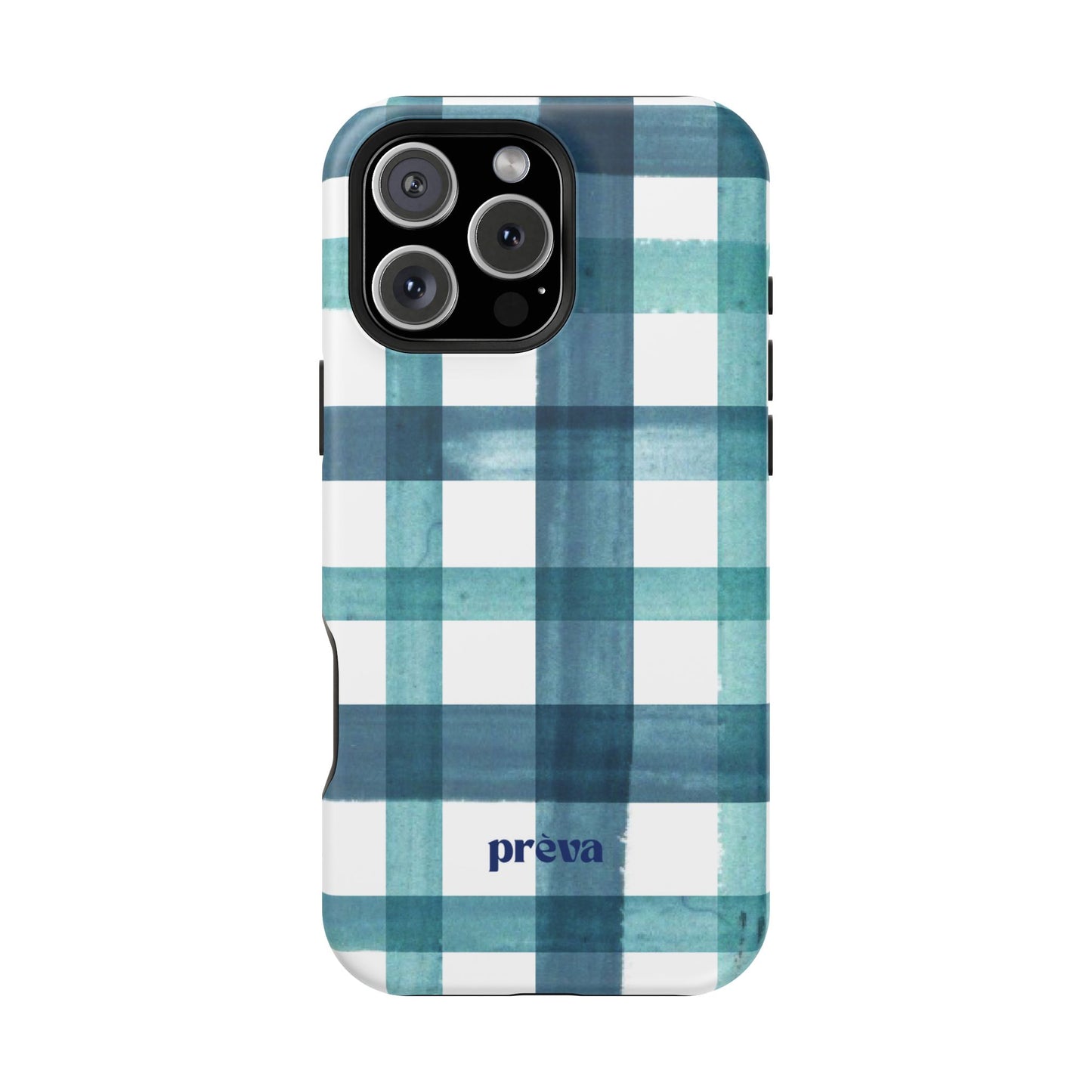 Teal Plaid Phone Case