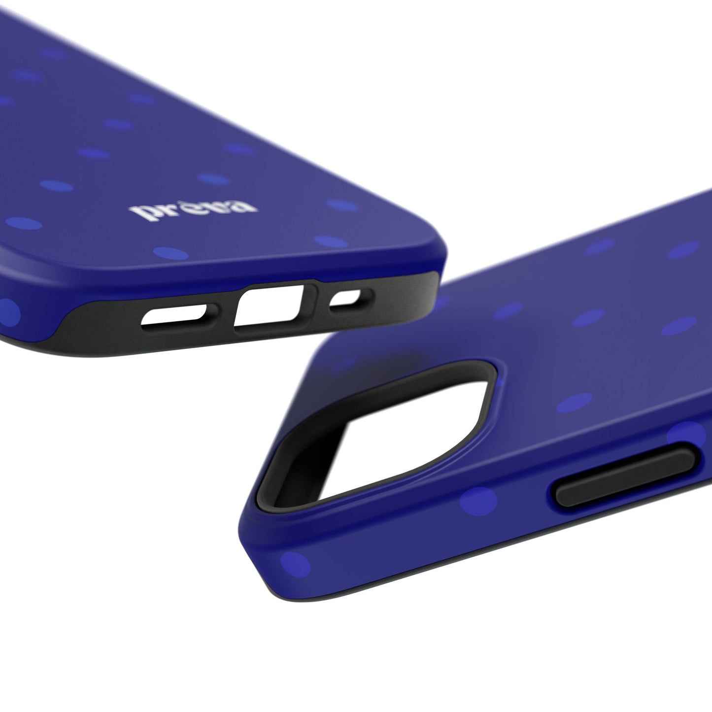 Dark Blue Polka Dots Phone Case
