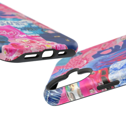 Vibrant Galaxy Collage Phone Case