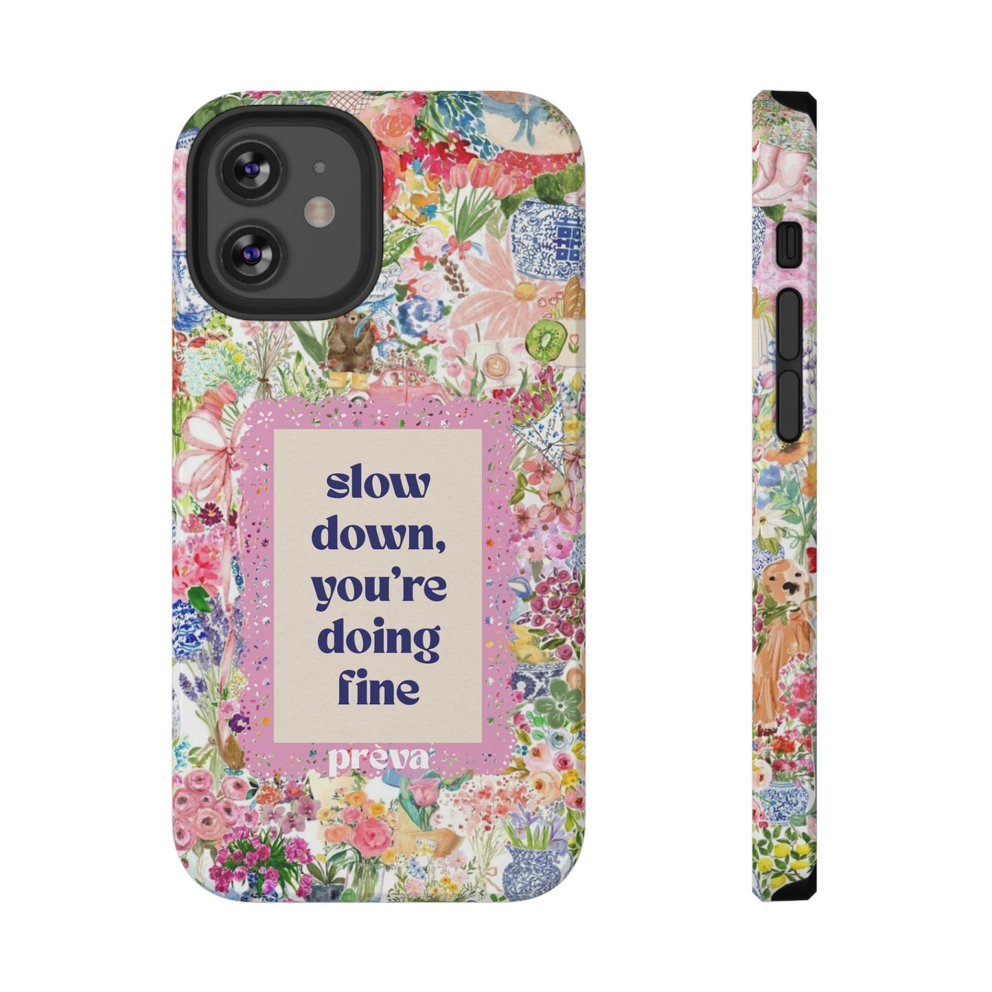Slow Down Flowers x notsoken Phone Case