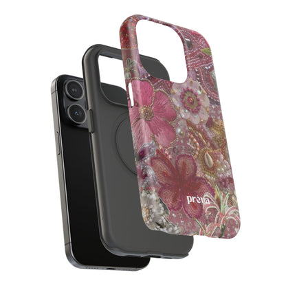 Floral Embroidery Phone Case