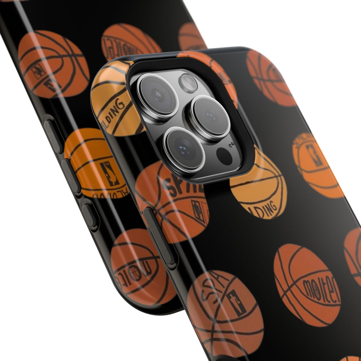 Black Basketball Phone Case
