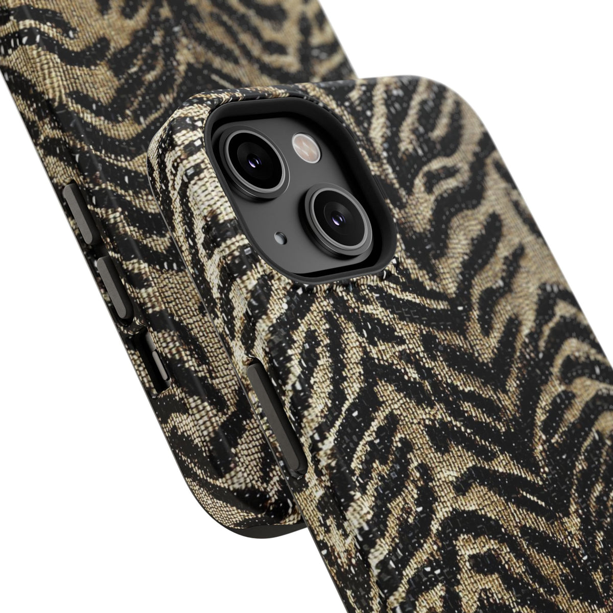 Phone Case — Impact‑Resistant Tiger Print Rug Texture