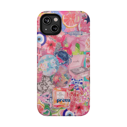 Floral & Pink Collage Phone Case