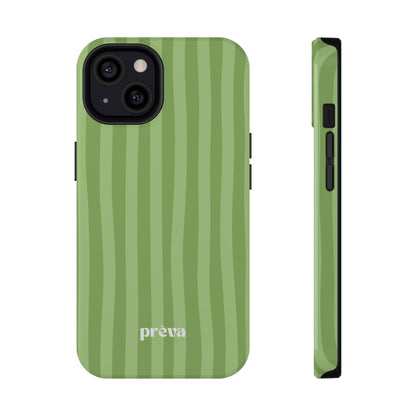 Light Green Stripes Phone Case