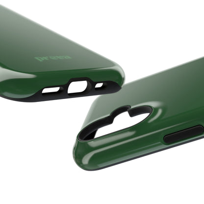 Impact-Resistant Phone Case — Forest Green Slim Armor