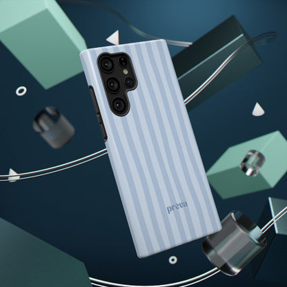 Pastel Blue Stripes Phone Case