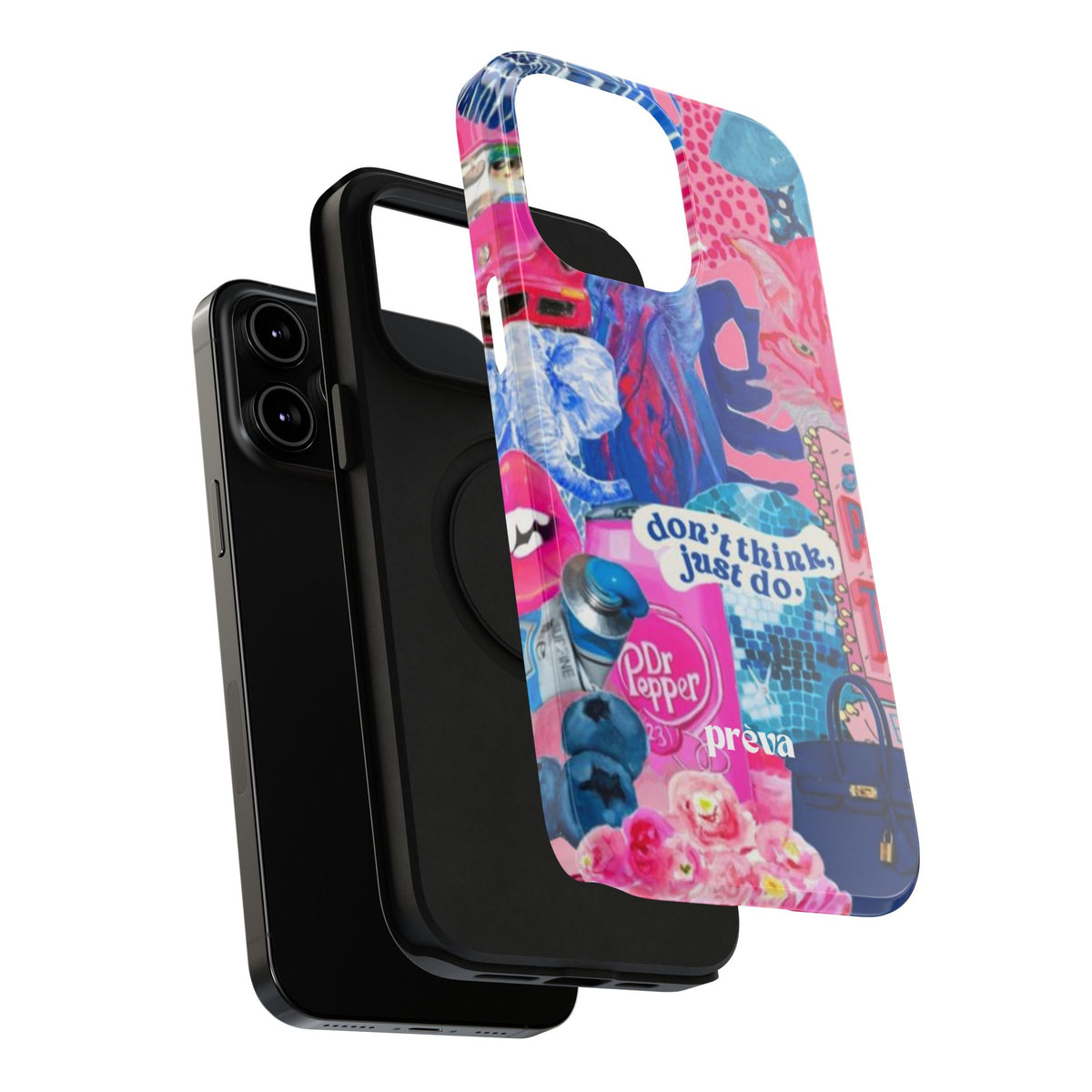 Vibrant Galaxy Collage Phone Case