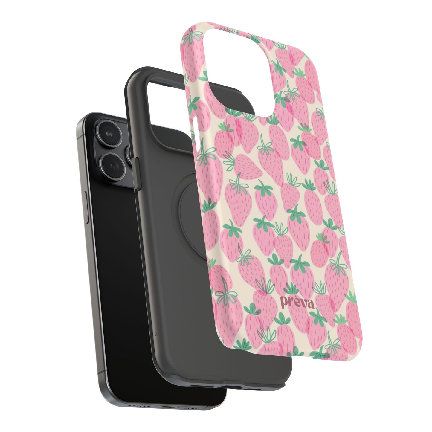 Pink Strawberry Phone Case
