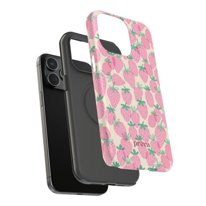 Pink Strawberry Phone Case