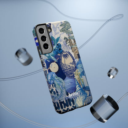 Blue Night Collage Phone Case