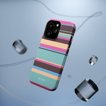 Cocoa Palm Stripes Phone Case