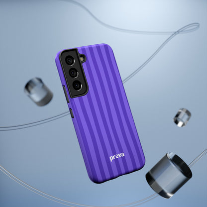 Dark Purple Stripes Phone Case