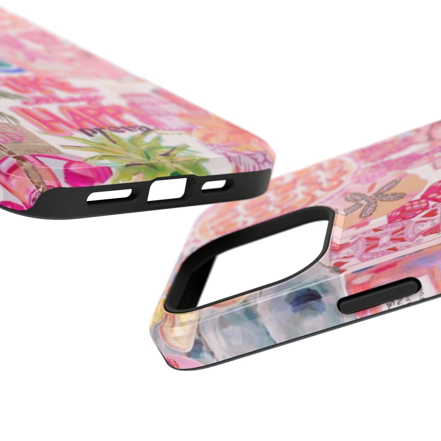 Pink Tropical Collage Phone Case