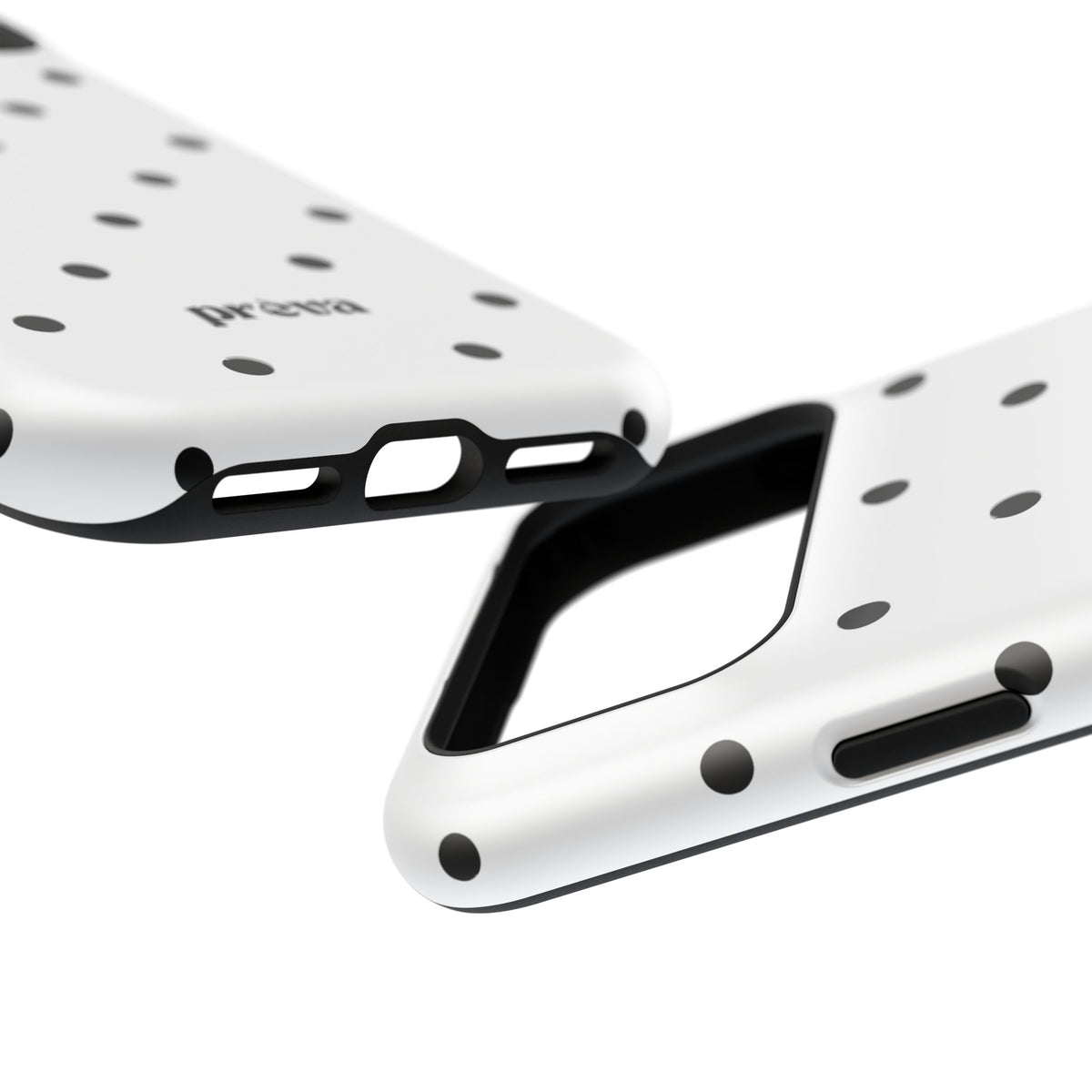 B&W polka dots Phone Case