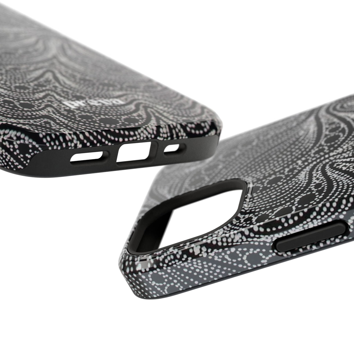 Abstract Midnight Lace Phone Case