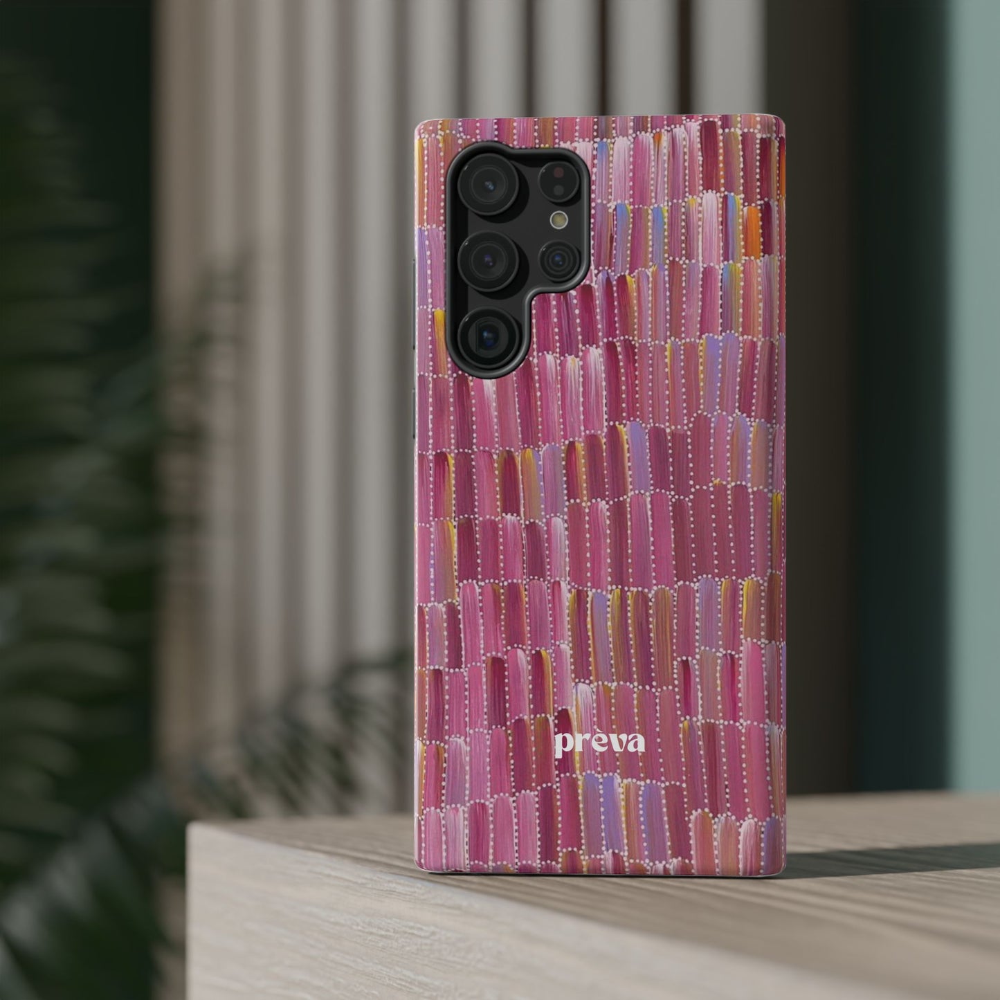 Pink Brushstroke Phone Case