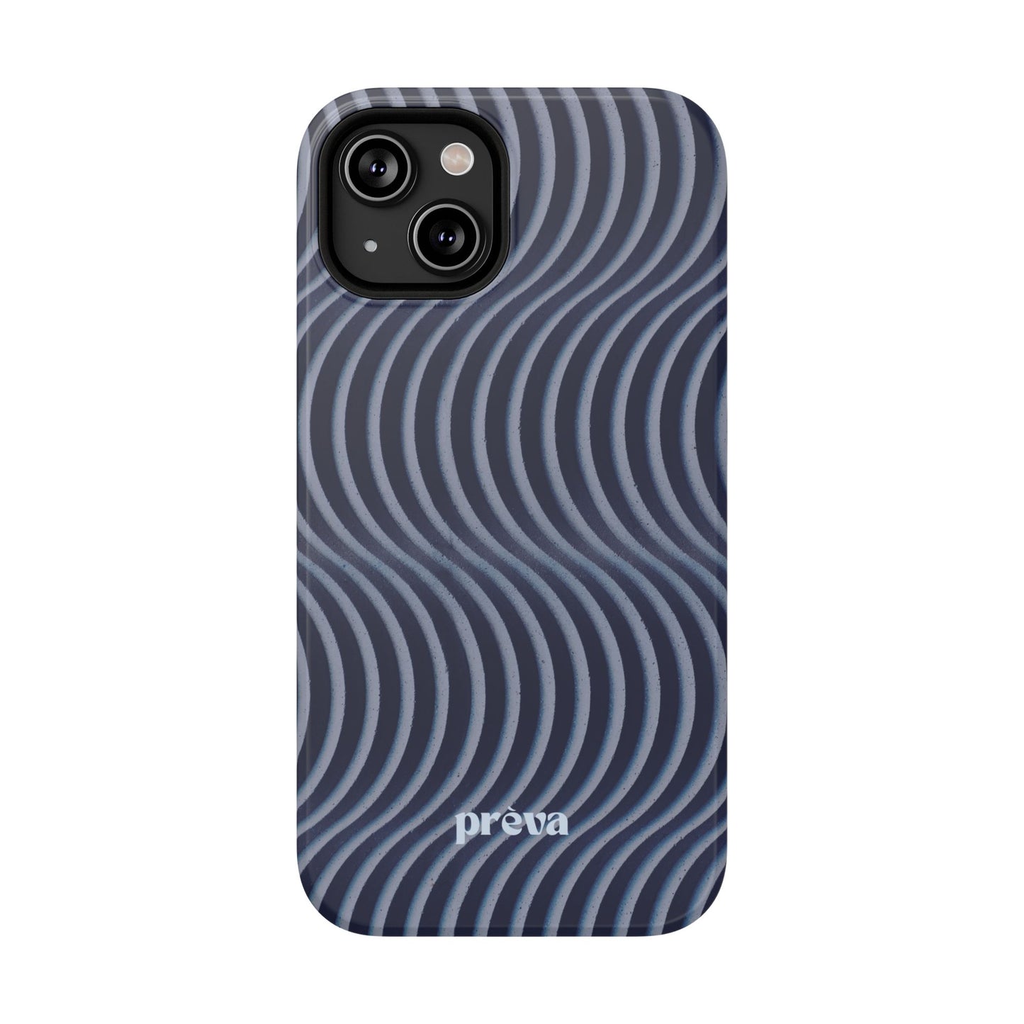 Wavy Navy Phone Case
