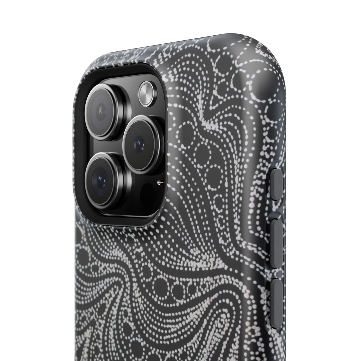 Abstract Midnight Lace Phone Case
