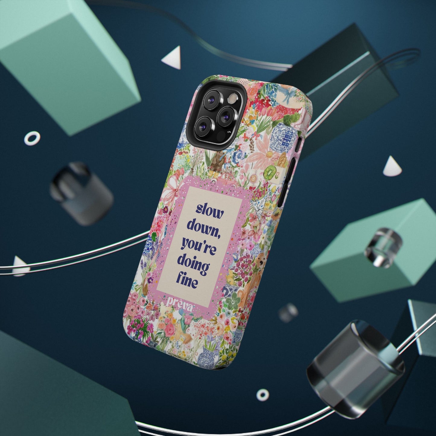 Slow Down Flowers x notsoken Phone Case
