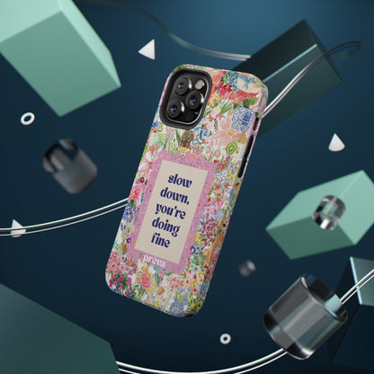 Slow Down Flowers x notsoken Phone Case