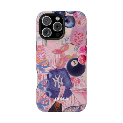 Retro 8 Ball Collage Phone Case