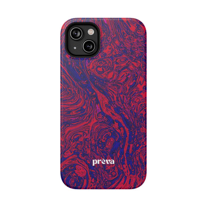 Marbled Red & Purple Impact Phone Case
