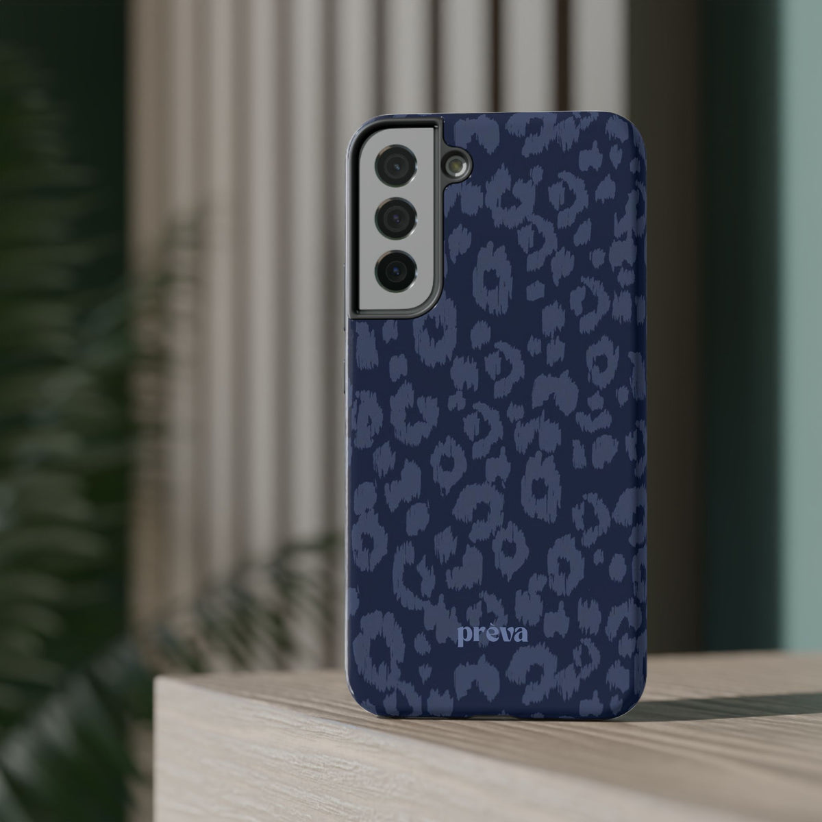 Navy Leopard  Phone Case