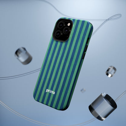 Green & Blue Stripes Phone Case