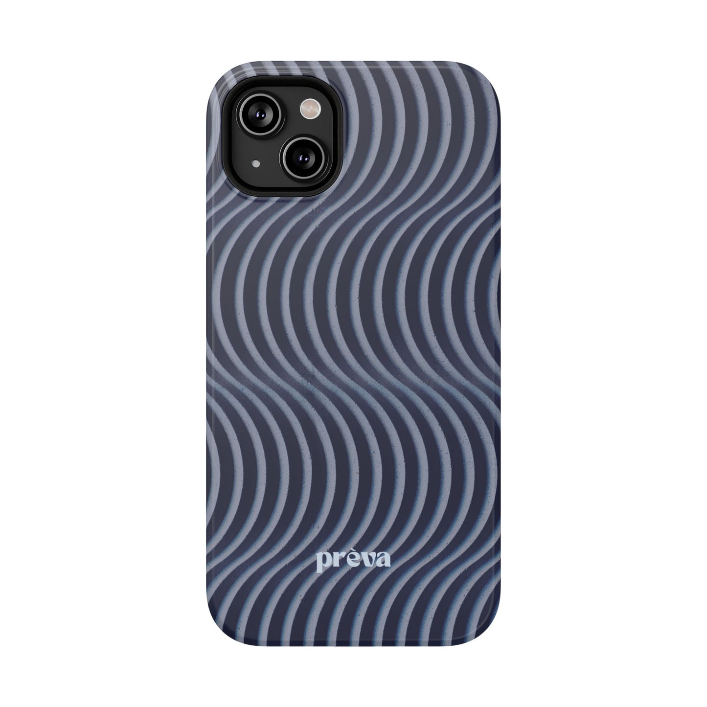 Wavy Navy Phone Case