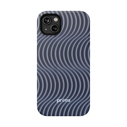 Wavy Navy Phone Case
