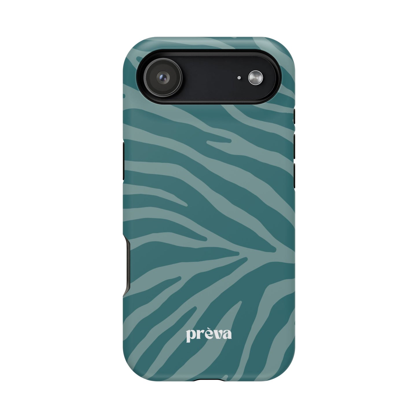Teal Zebra Phone Case