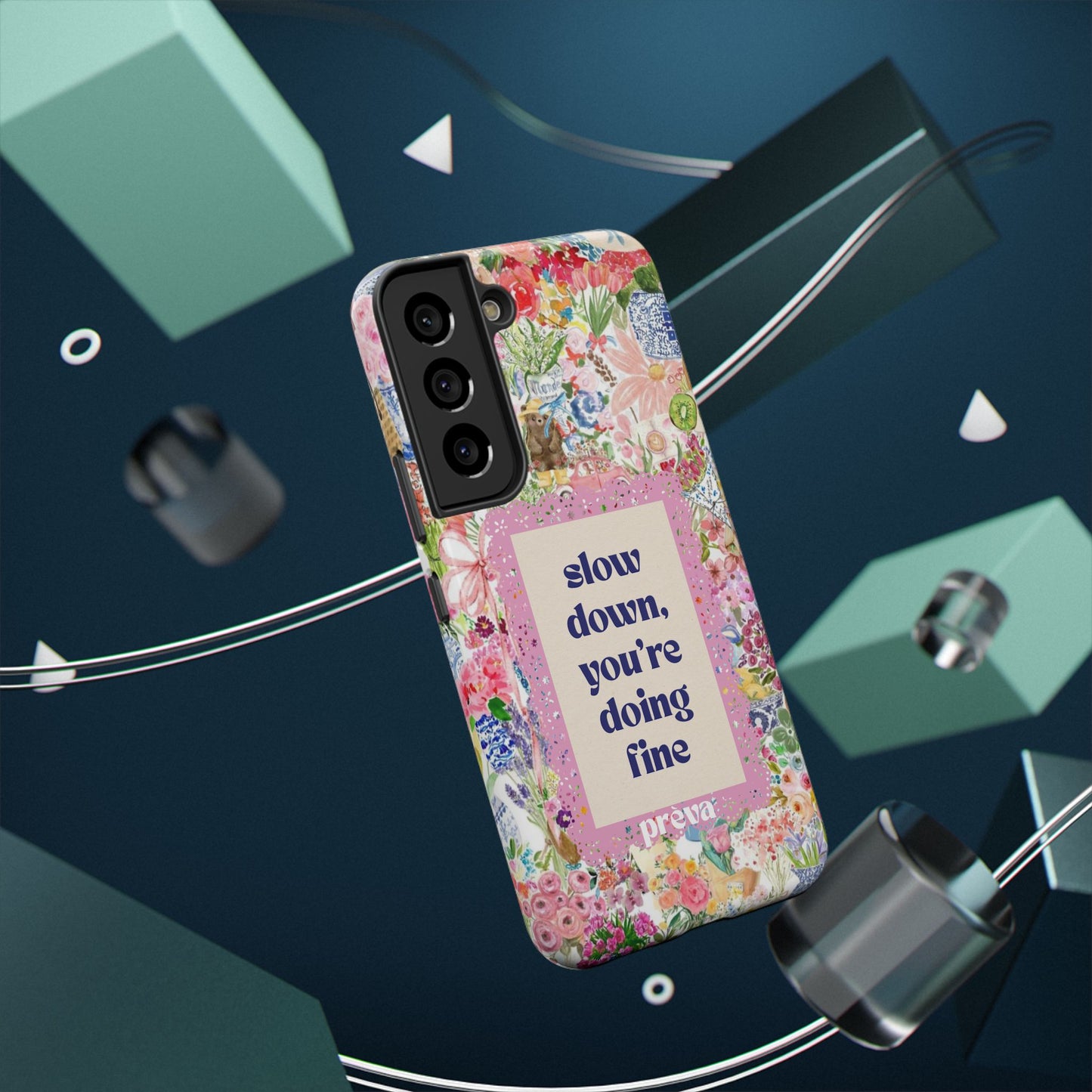 Slow Down Flowers x notsoken Phone Case
