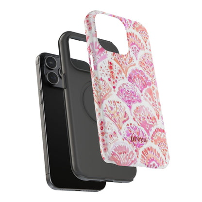 Pink Shell Watercolor Phone Case