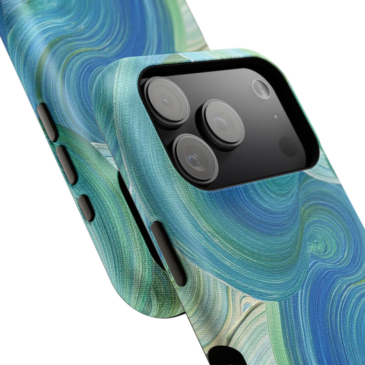 Swirling Ocean Impact-Resistant Phone Case