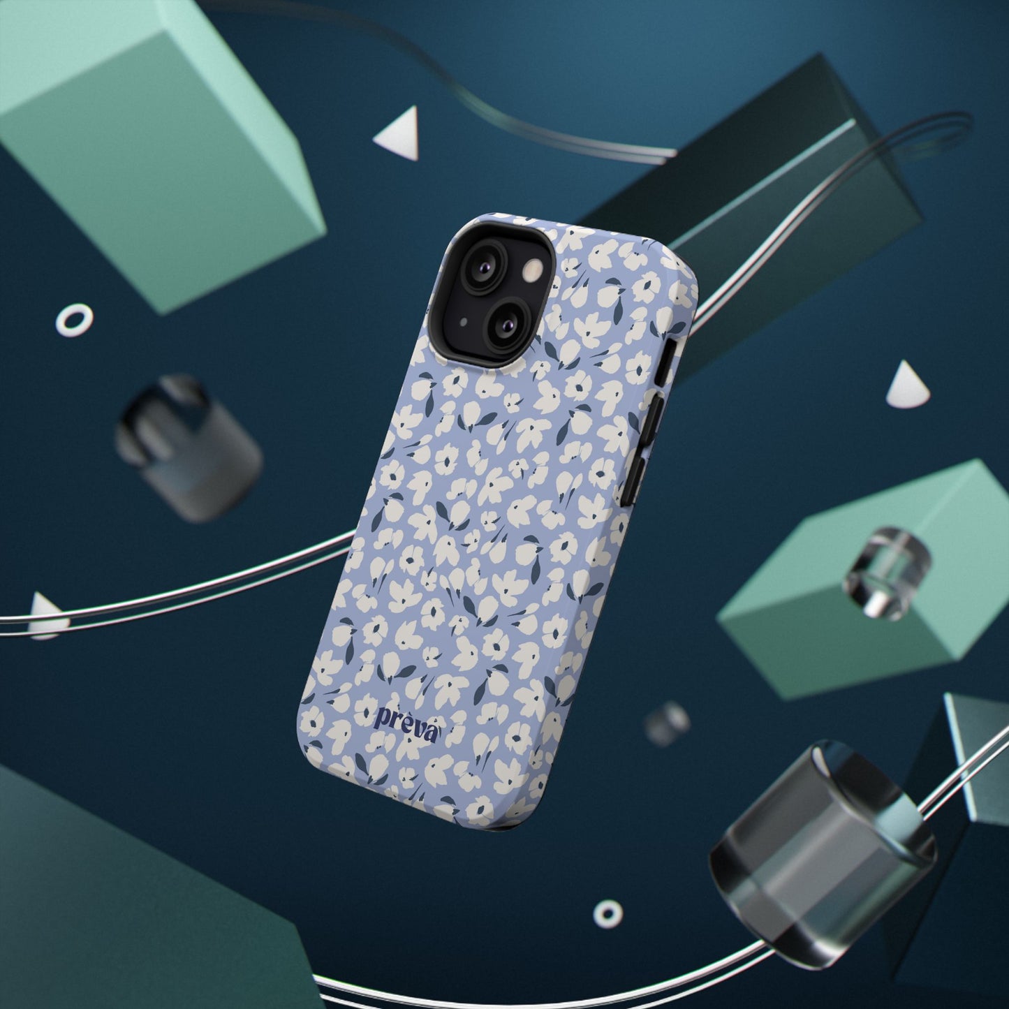 Petals On Blue Phone Case