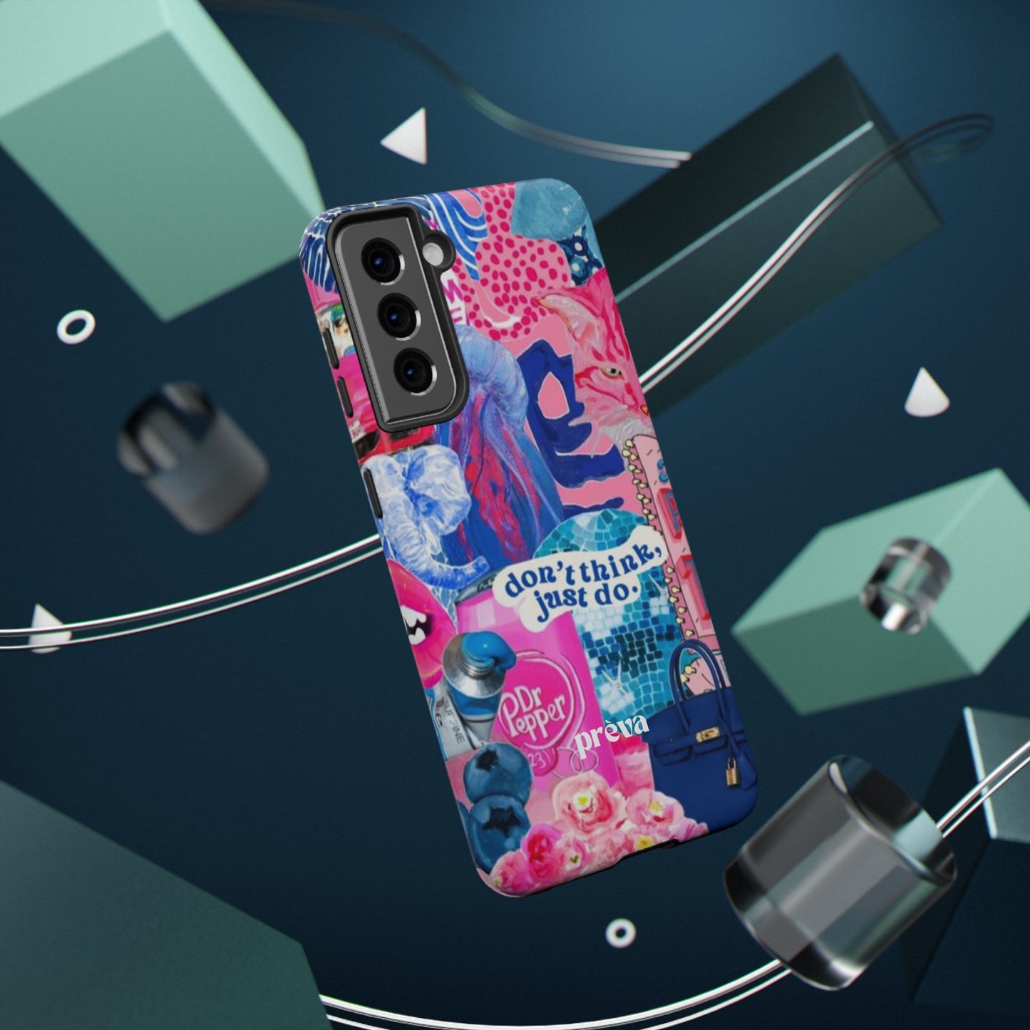 Vibrant Galaxy Collage Phone Case