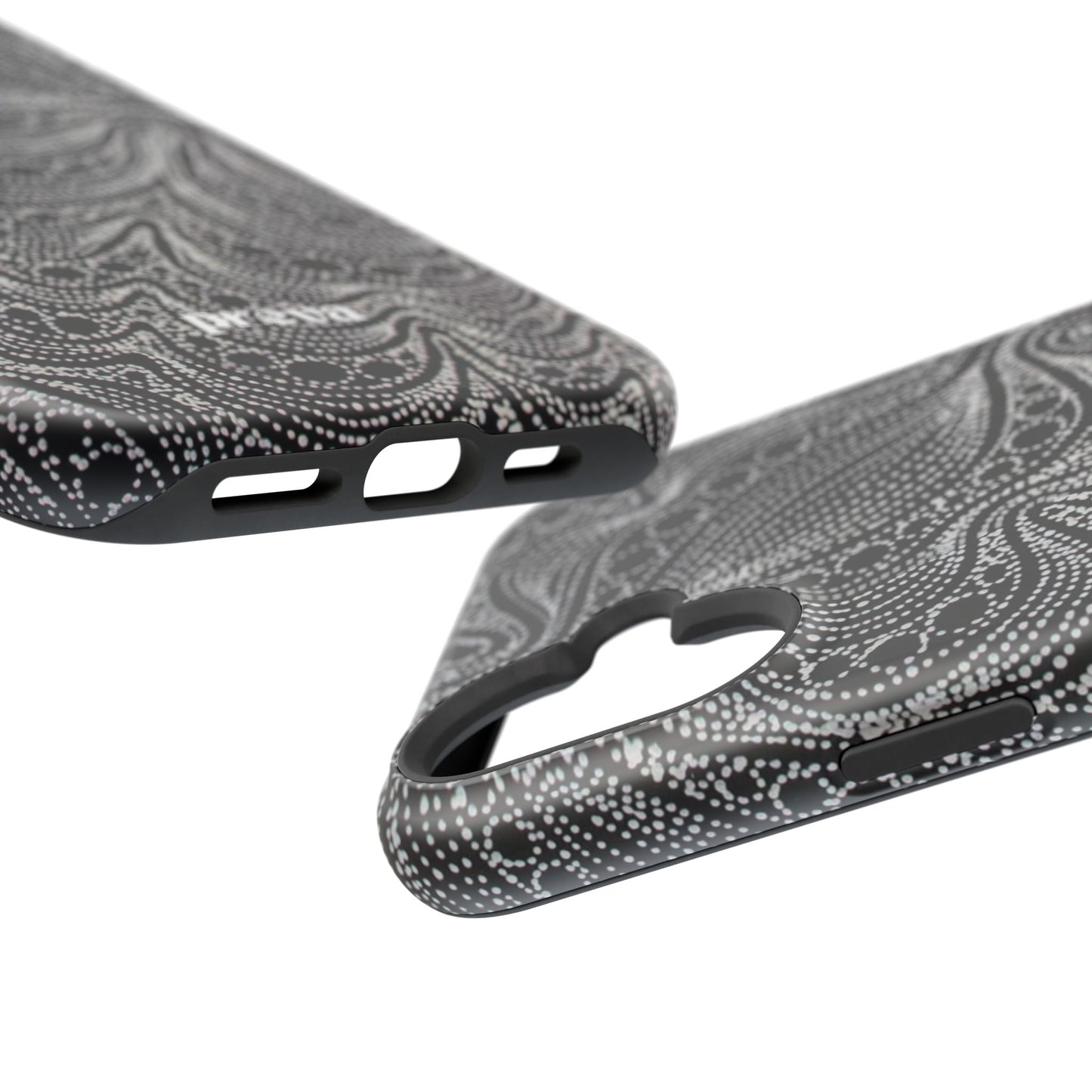 Abstract Midnight Lace Phone Case
