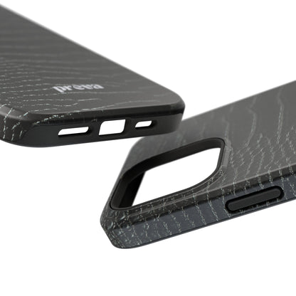 Black Croc Phone Case